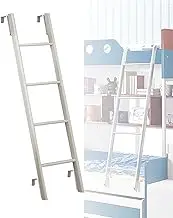 Bunk Bed Ladder Space Saving Camper Bunk Bed Ladder with 4 Hooks Kids Adult Metal Step Climbing Ladder, Load Capacity 150 Kg/330 Lbs (Size : 140cm/55)