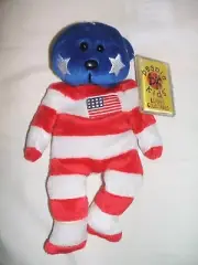 BEANIE KIDS INDEPENDENCE THE AMERICAN BEAR - BK146 RARE MWMT!!!