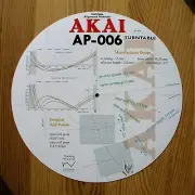 AKAI AP-006 Custom Designed Turntable Tonearm Cartridge Alignment Protractor