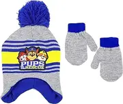 [Nickelodeon] Boys' Toddler Paw Patrol Character Hat and Mittens Set, Age 2-4