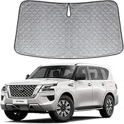 OTTO Shades 6 Layers Thick WindScreen Sunshade for Nissan Patrol 2012-2024 Premium UV Protection Foldable Windshield Sun Visor Heat Shield Cover Make Car Cooler