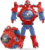 [FEIFEI'S BOW] Superhero Robert Watch with 24 Super Projection Cartoon Hero Figurines Frozen Princess, Electronic Watch for Boys Girls Projector 3D Watch