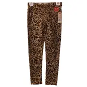 Levis Jeggings Pants Jeans Girls Size 12 Leopard Print Pull On Stretch