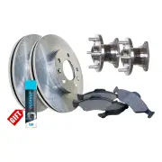 Rear Wheel Bearing Hub Ass Brake Rotor Pad Kit for Toyota Corolla AE112 W/O ABS