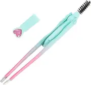 Healeved Eyebrow Trimmer Tool with Comb Ergonomic Eyebrow Brush Precision Tweezers for Shaping for Professional Home Use Gradient Design