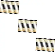 ASAKKURA 3sets Makeup Brush Set Double-sided Travel Eye Shadow Applicators for Women Portable Eyeshadow Sticks Eye Makeup Brush Set Shadow Applicators 15pcs*3