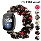 Women Scrunchie Fabric For Fitbit Versa 3 / Fitbit Sense Strap Bracelet Band