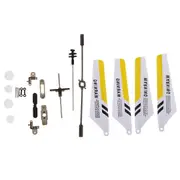 Syma Full Set Replacement Parts for Syma S107 RC Helicopter, Main Blades, Main Shaft,Tail Decorations, Tail Props, Balance Bar, Gear Set,Connect Bu...