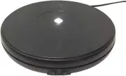 Black Electric Motorized Rotating Turntable Display Stand with LED, 10 Inch / 25