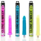 Clone A Willy Personalized Vibrating Silicone DIY Molding Kit Neon Blue