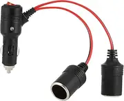 GANAZONO Car Cigarette Lighter Splitter Adapter to Power Supply Socket Compact Design for Easy Use Compatible with Vehicles for Charging Multiple Devices