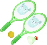 ARTSEWPLY Badminton Racket Kit Doorbells Hoops Tennis Elementary School Wireless Plugs Racks Portable Rackets Tennis Racket Tweezers Green