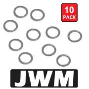 Alu Oil Sump Plug Drain Washer x10 For Suzuki SFV 650 Gladius 2009-2016