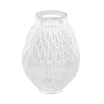 Lalique Plumes Vase in Clear, Small