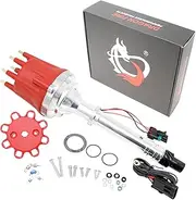 Dragon FIRE Performance Marine Pro Billet Ready-to-Run Electronic Ignition Distributor Compatible Replacement with Chevy Chevrolet 327 350 400 427 454 SBC BBC Marine Engines OEM Fit D83606M-DF