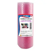 Bubble Cushioning Wrap Roll 12 Inch x 15 Feet (Pink Antistatic)