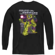 Transformers Kids Long Sleeve Shirt Devastator Black Tee
