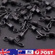 Q-shape Swivel Hanging Pesca Connector Terminal Barrel Tackle (25pcs)