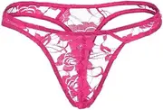 [ManJiangRED] Holiday Lingerie Plus lace Men's Lingerie Men's Sexy Underwear Underwear Strap Fashion Sexy Full Catch Outside Costume