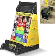 [Mogseek] Ladder Stabilizer & Leveling Tool, Black, Triangle Design, Polypropylene, 500 lbs Capacity, Ladder Accessory