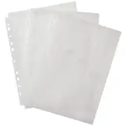 J.Burrows Expanding Binder Document Wallet A4 Clear 3 Pack