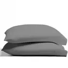 100% Organic Cotton Percale Pillow Cases Standard/Queen Size Set of 2 -