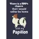 There is a 100% chance that I would rather be home with my Papillon: For Papillon Dog Fans