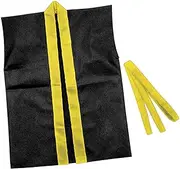 Artec 3264 Sports Day Happy Color Non-Woven Fabric for Children, Sleeveless, Black (Yellow Collar), S Size