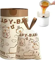 Capybara Trash Bags-Small Animal Bin,Capybara Printed Trash Bag Roll | Decorative Office Bathroom Bag Daily Clean Use,Capybara Cute Kitchen Garbage Bags, Liner for Kids Room Cute Design