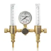 SPARC Dual Argon Regulator, Gas Flow Meter 0-60CFH CGA580 Inlet 5/8" Outlet, ...