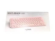 New Logitech Pink Keyboard Wireless Multi Device Bluetooth Keyboard K380