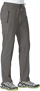 [TBMPOY] Men's Outdoor Lightweight Hiking Mountain Pants Running Active Jogger Pants