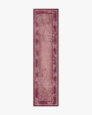75' x 305' | Machine Washable Runner Rug | Kid & Pet Friendly | Indoor Rug | Draper Burgundy Rug by Gracie | Ruggable