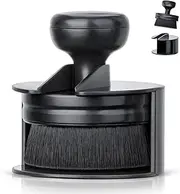 BABYSHEEP Tire Shine Applicator with Magnetic Sheet for Easy Storage,Vegan Car Tire Shine Brush with Stand for Auto Detailing Cleaning Service (Black)