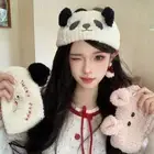 Bear Spa Headband Fluffy Hair Hoop Fashion Panda Hairband Makeup