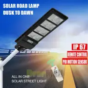9900000000LM Solar Power Motion Sensor Street Light Outdoor Garden Security Lamp
