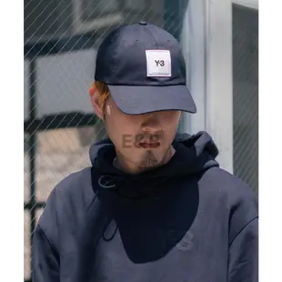 【E&B】Adidas Y-3 Square Label Logo Cap 黑 帽子