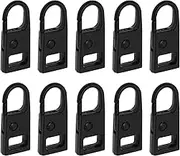 VGOL 10PCS Zipper Pulls Detachable Zipper Gripper Metal Zip Handle Mend Fixer Zipper Slider Tab for Suitcase Handbag Purse Jacket Boot 26x11mm