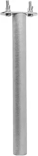 eMagTech Bird Perch Stainless Steel Parrot Perch Stand Branch for Parakeet Cockatiel Conure African Grey Small to Medium Birds(25x2.5cm)