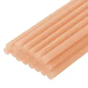 30pcs Mini Hot Glue Gun Sticks 4" x 0.28" for Glue Gun, Glitter Orange