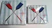 Ideal Home Range Cocktail & Luncheon Napkins Set Boat Paddle 20ct pkg 1ea.