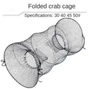 Fishing Net Shrimp Cage Nylon Foldable Crab Fish Trap Cast Net Cast Fishing
