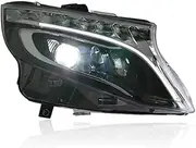 Car Rear Tail Lights Car for Model LED Headlamp for Benz for Vito Headlights 2013-2019 W447 LED Headlight LED DRL Projector Lens Dynamic Auto Accessories