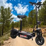 Pro Foldable Electric Scooter with Seat Off Road 2000W 70KM/H Adult Travel Bike