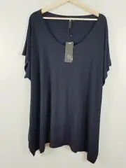 [ TS TAKING SHAPE ] Womens Dark Indigo Top NEW + TAGS | Size L or AU 20