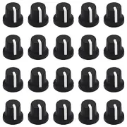 20Pcs Rotary Electronic Control Potentiometer Knob 6mm Shaft Hole Diameter