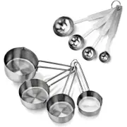 Stainless Steel Measuring Cups, Measuring Spoons set