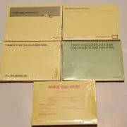 VTG 1980's Humorous Workplace Theme Post-It Notes Lot Recycled Paper Prod. NOS