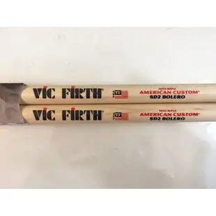 【華邑樂器44192】VIC FIRTH SD2 楓木鼓棒 (Bolero 美製)