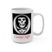 Grateful Misfit Grateful Dead Stealie Misfits skull double sided mug